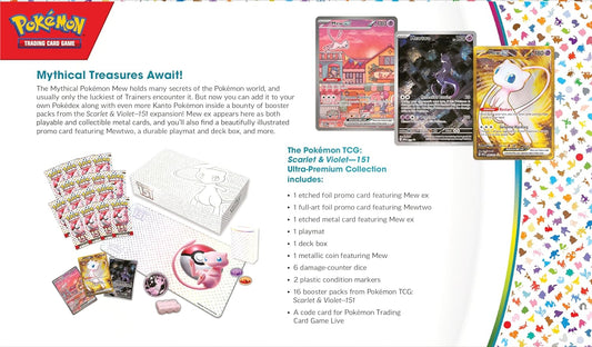 Pokรฉmon Trading Card Game Scarlet & Violet151 Ultra Premium Collection