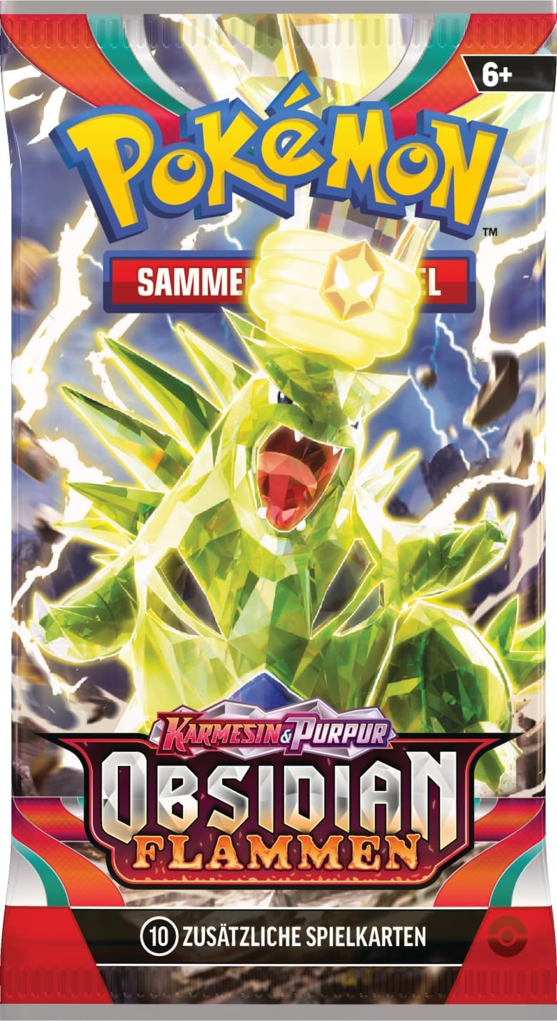 Pokémon- Boîte d'affichage Booster Karmesin & Violet, Boosterpack-Display-Box