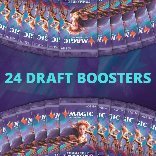 Magic The Gathering- Boîte de 24 boosters Commander Legends Draft, Box